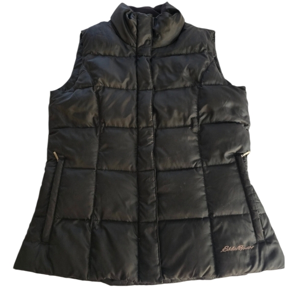Eddie Bauer Jackets & Blazers - Eddie Bauer Black Goose Down Puffer Vest Winter Fall Size S Quality Layering